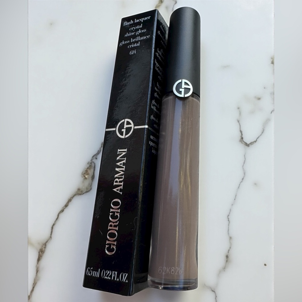 GIORGIO ARMANI (614) BELLADONNA FLASH LACQUER CRYSTAL SHINE GLOSS. NEW IN BOX.